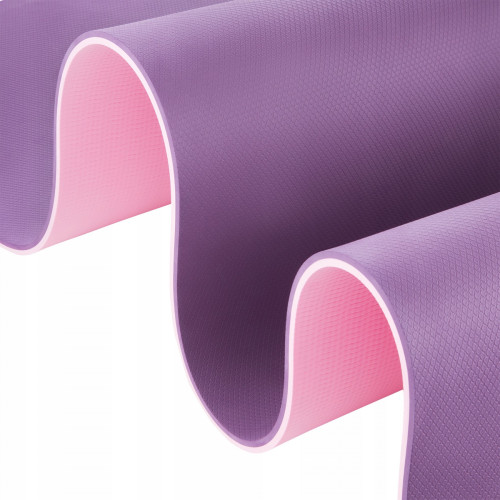 Мат для фитнеса  4FIZJO TPE 180 x 60 x 0.6 см Violet/Pink - фото №7
